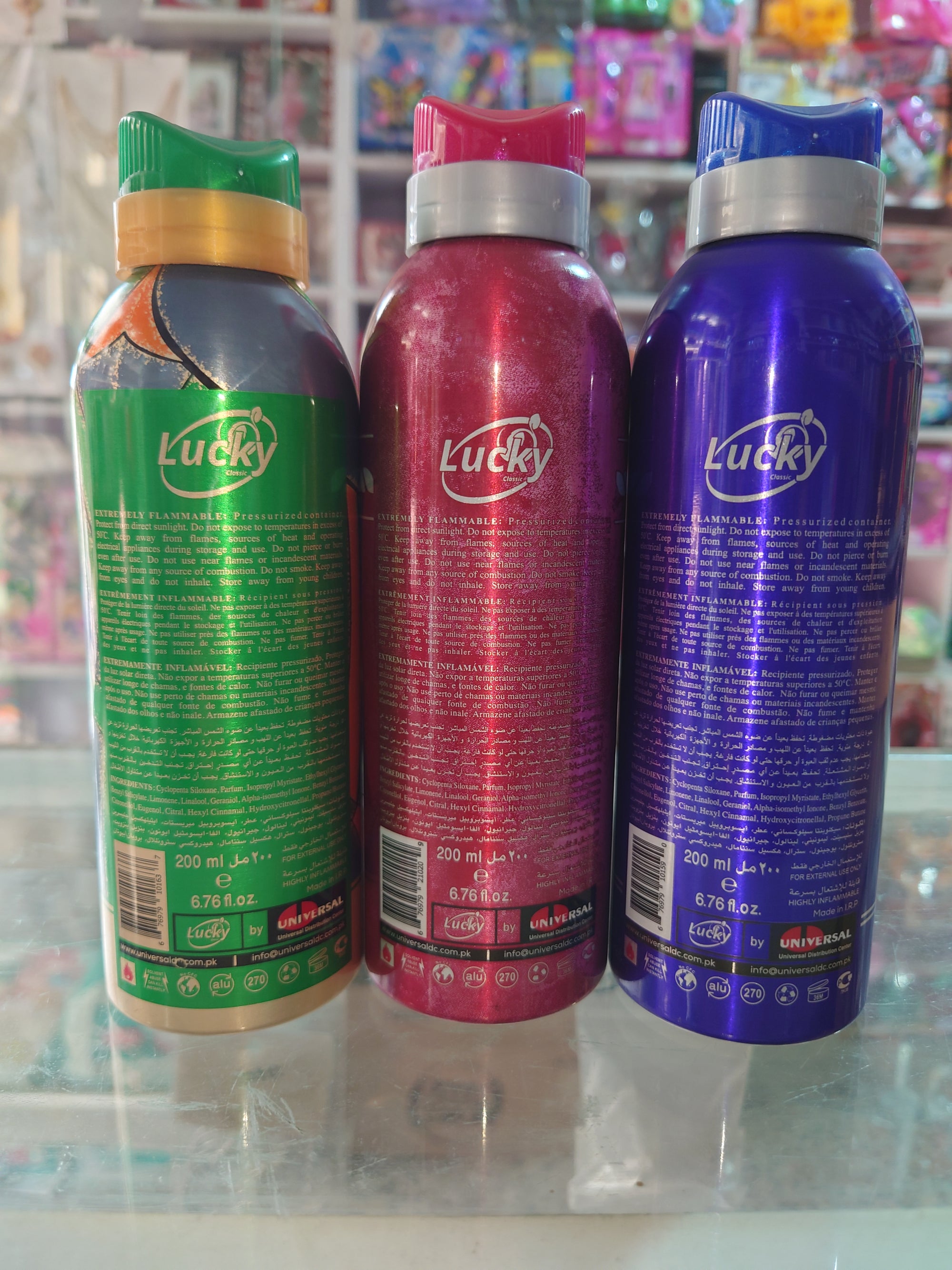 3-in-1 Body Spray Deal – 200ml x 3 | Long-Lasting Fragrances