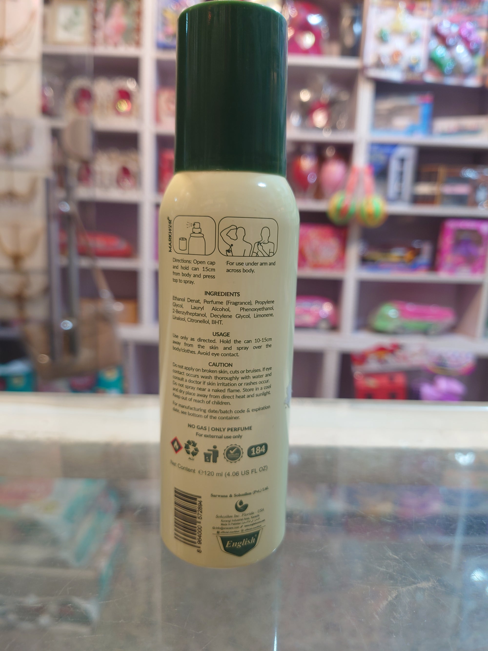 Markhor Motia Perfume Body Spray – 120ml | Classic Floral Scent