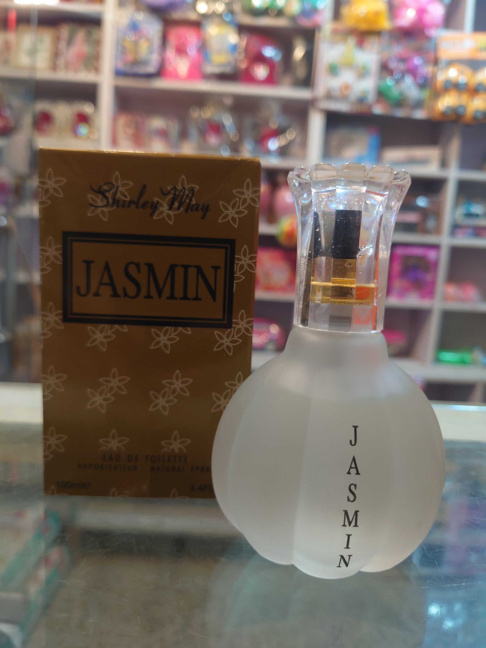 Shirley May Classic Jasmine Perfume – 100 ml | Fresh Floral Scent for Women