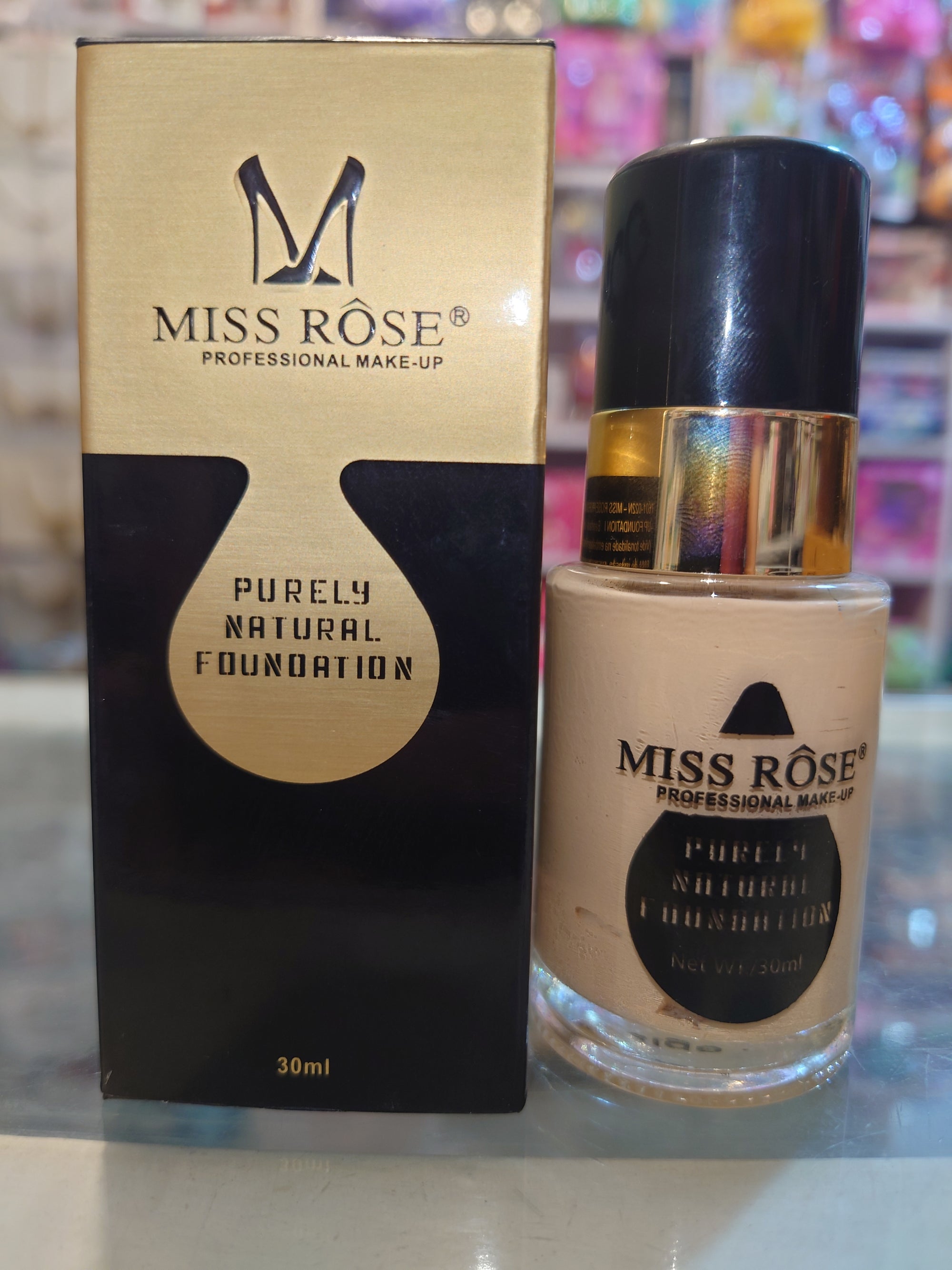 Miss Rose Liquid Foundation – Full Coverage |01