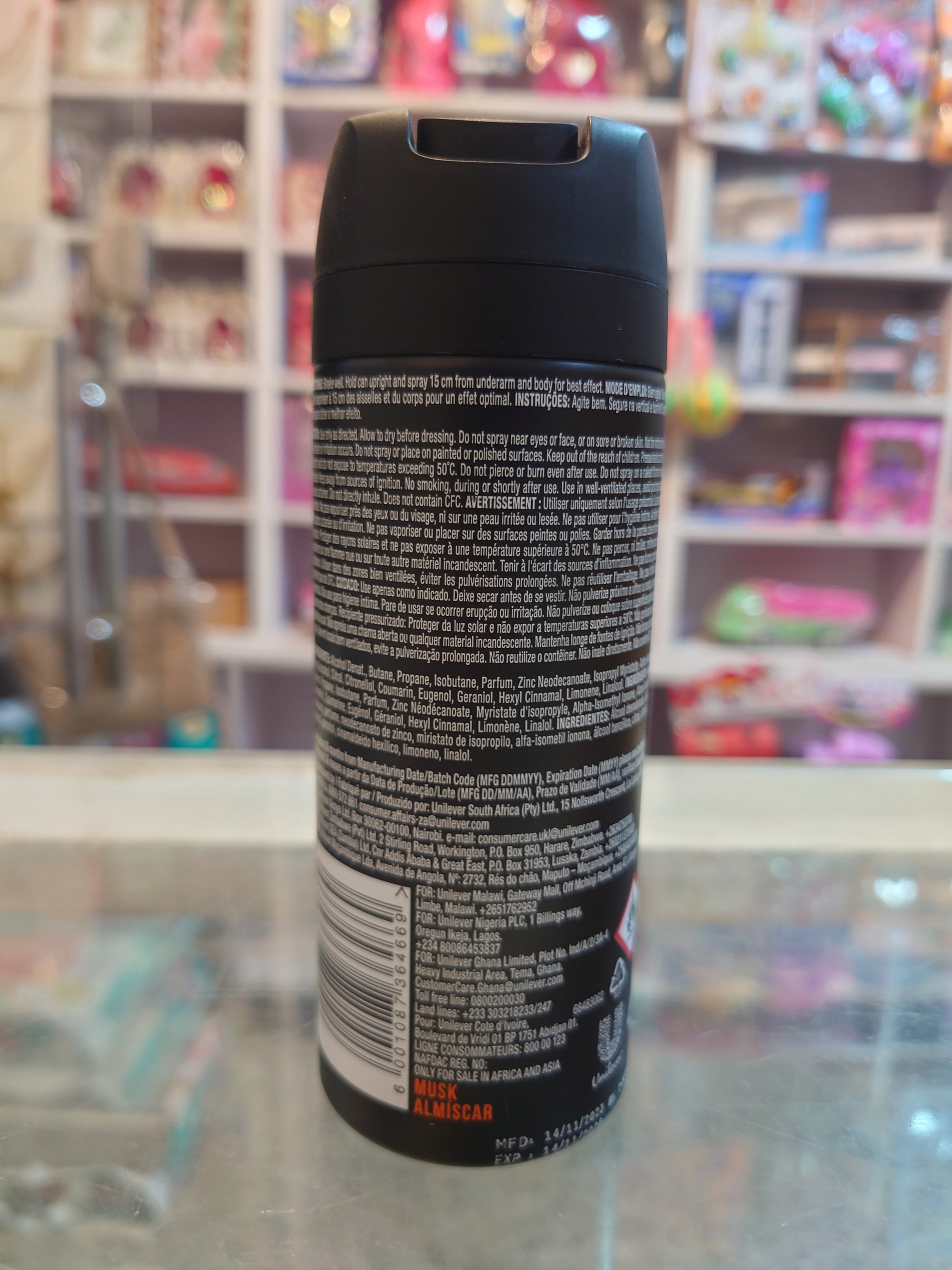 AXE Body Spray – Gold Ouro | Long-Lasting Fragrance – 150ml