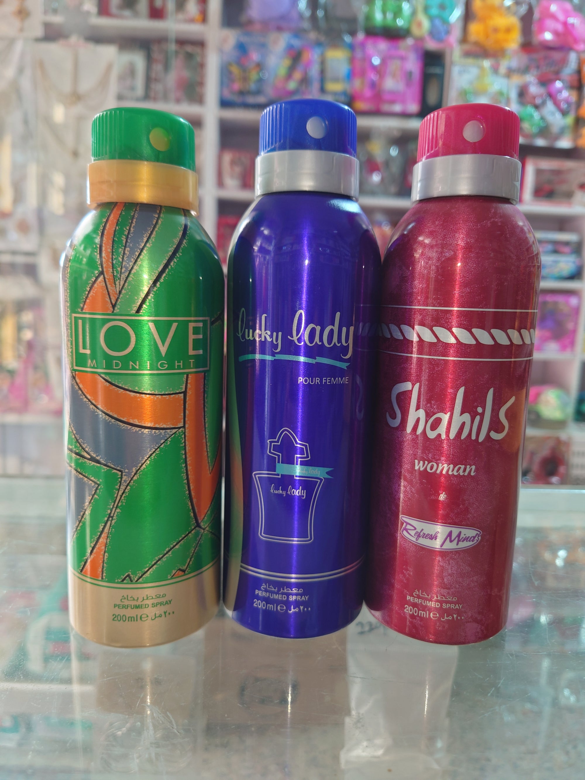 3-in-1 Body Spray Deal – 200ml x 3 | Long-Lasting Fragrances