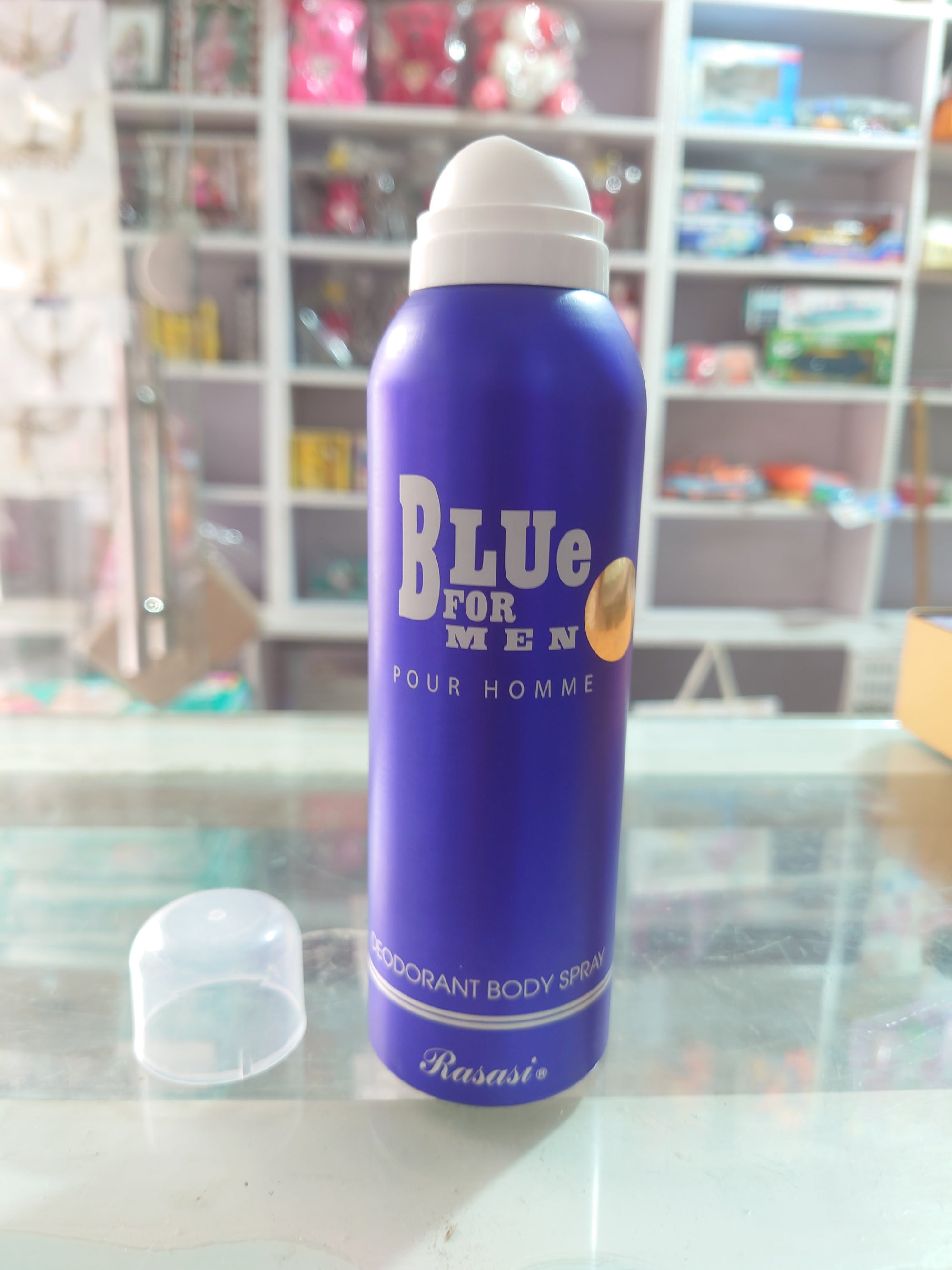 Rasasi Blue Pour Homme Body Spray – 200 ml (UAE Edition) | Fresh & Long‑Lasting Men’s Fragrance