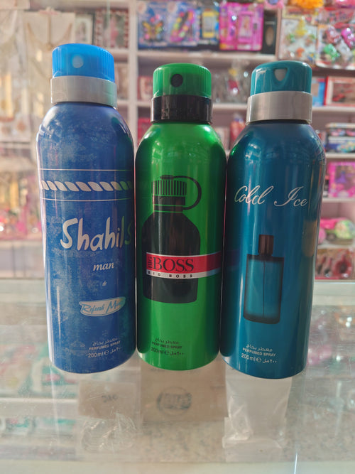 3-in-1 Body Spray Deal – 200ml x 3 | Long-Lasting Fragrances