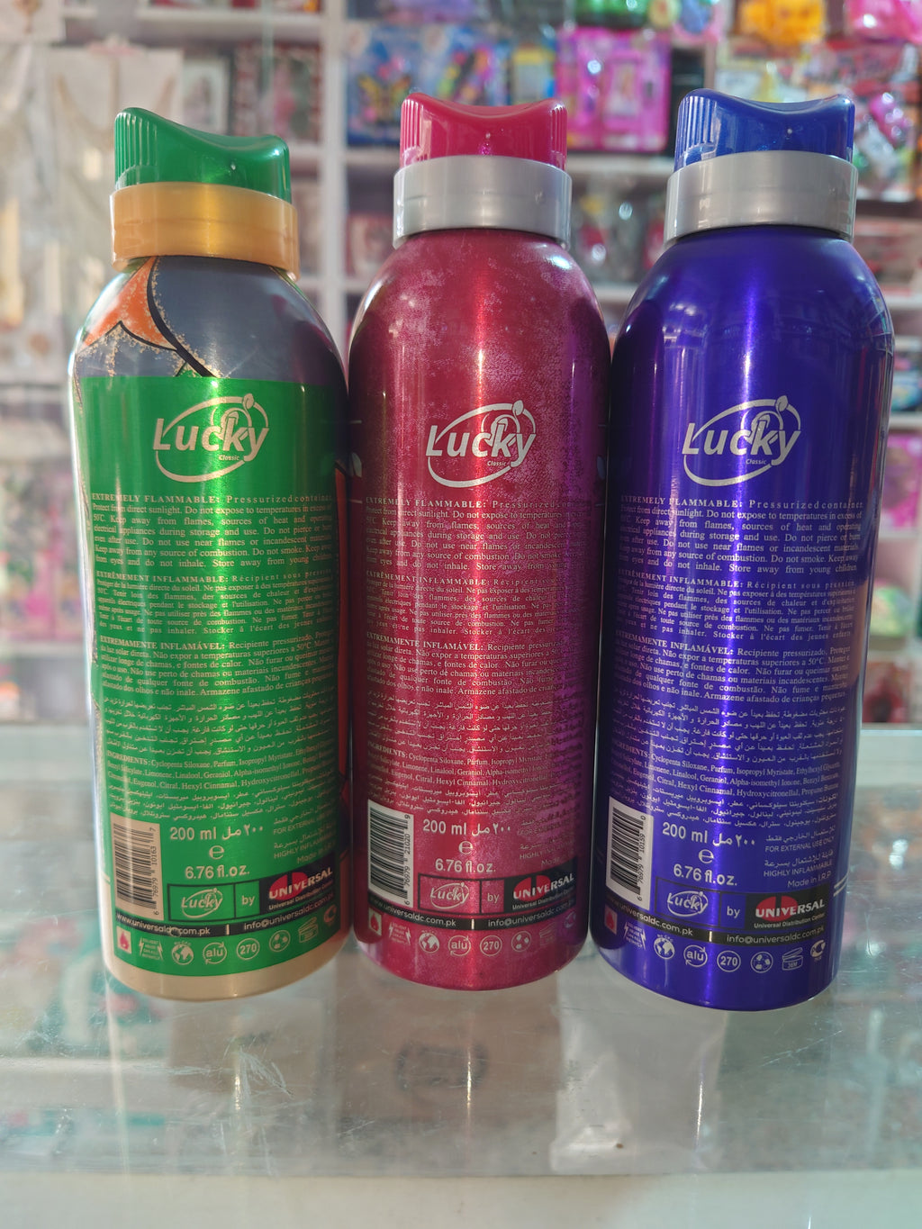 3-in-1 Body Spray Deal – 200ml x 3 | Long-Lasting Fragrances
