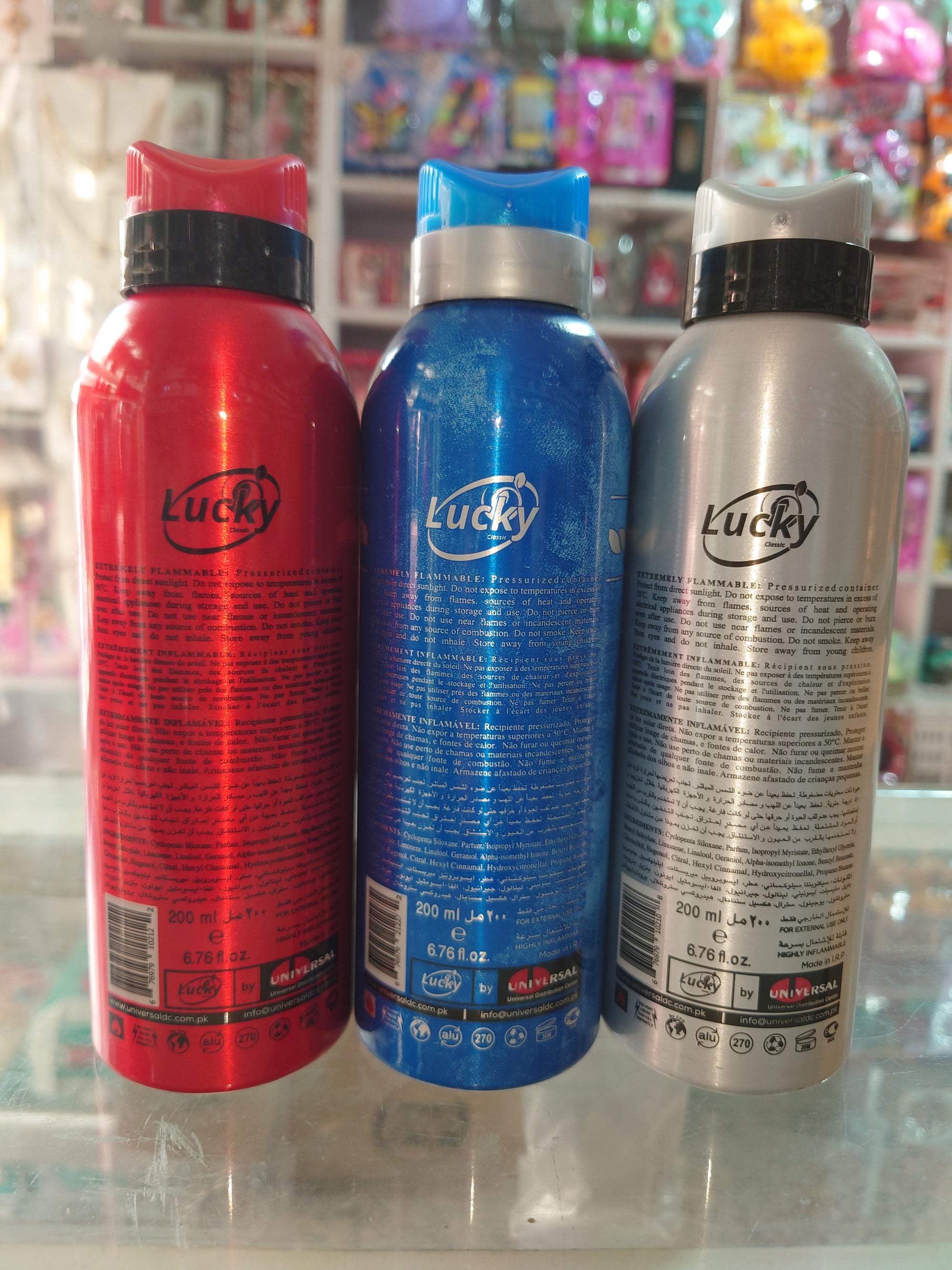 3-in-1 Body Spray Deal – 200ml x 3 | Long-Lasting Fragrances